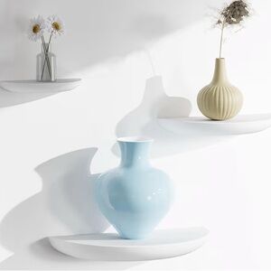 Solid Wood Half Round Floating Shelves